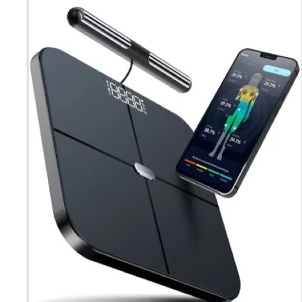 Smart Body Scale with App Connectivity - Black